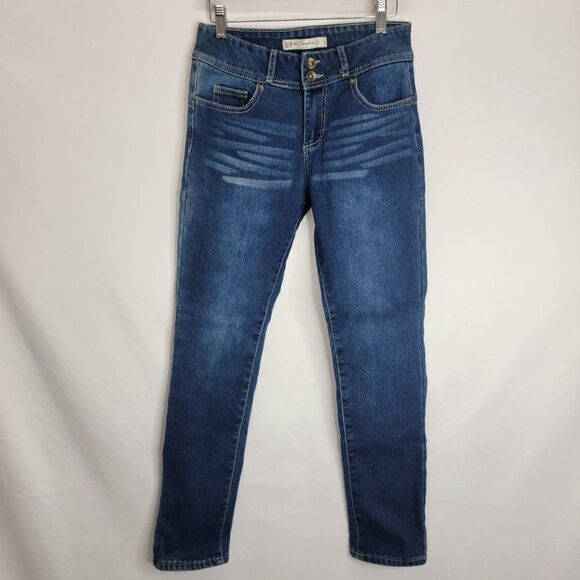 TIANFURUI Blue Skinny Denium Size 8 Inside Warm and Fuzzy - Picture 5 of 14